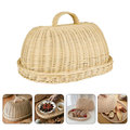 Kitchen Food Cover Rattan Basket