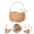 Woven Flower Basket Hand-Held For Flowers