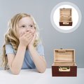 Saving Money Box Retro Wooden