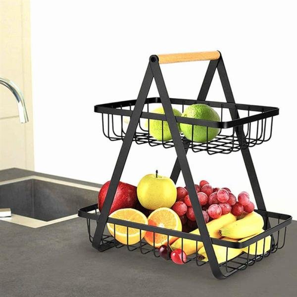 Iron Basket Double-Layer