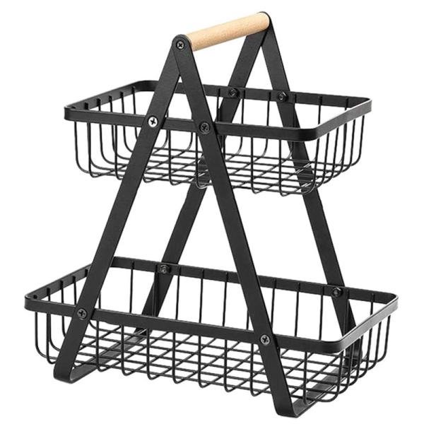 Iron Basket Double-Layer